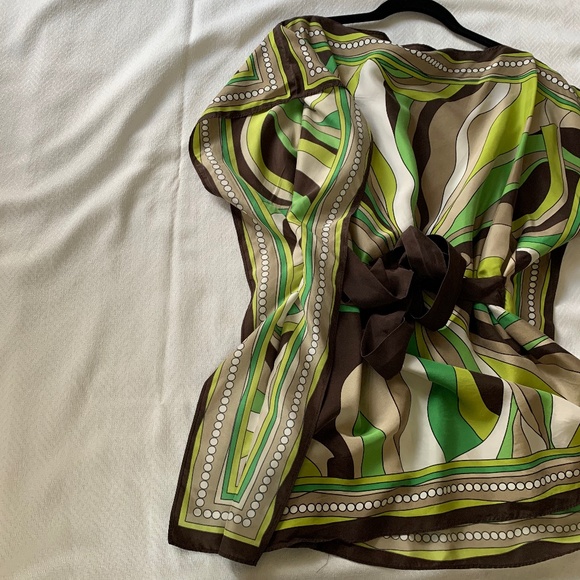 Michael Kors Top/Swimsuit Coverup, Size XS/S, Mulicolor - Picture 6 of 10